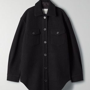Aritzia, Wilfred black Gana shacket, size XS. Tags still on, never worn.